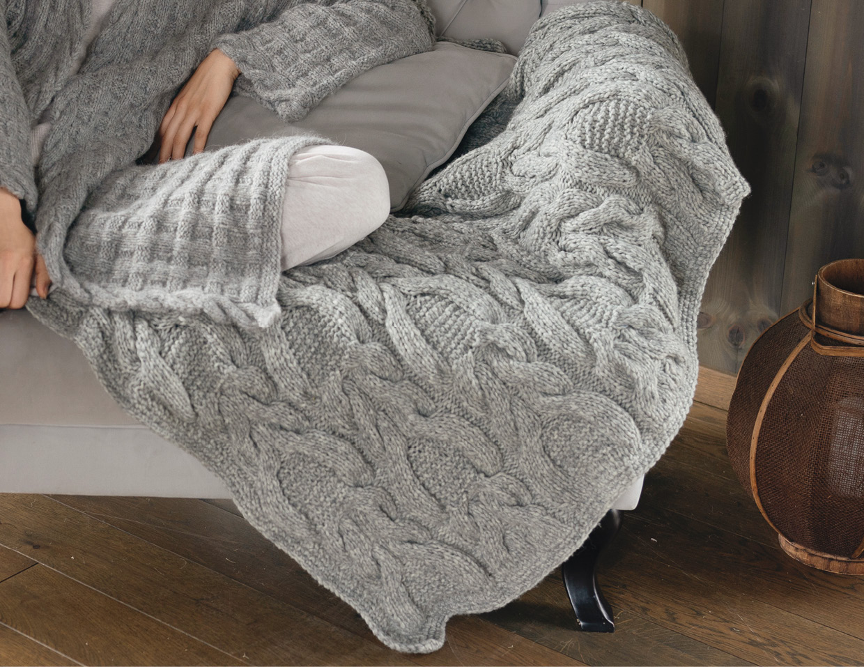 Modellansicht Bild 1: Decke im Zopfmuster