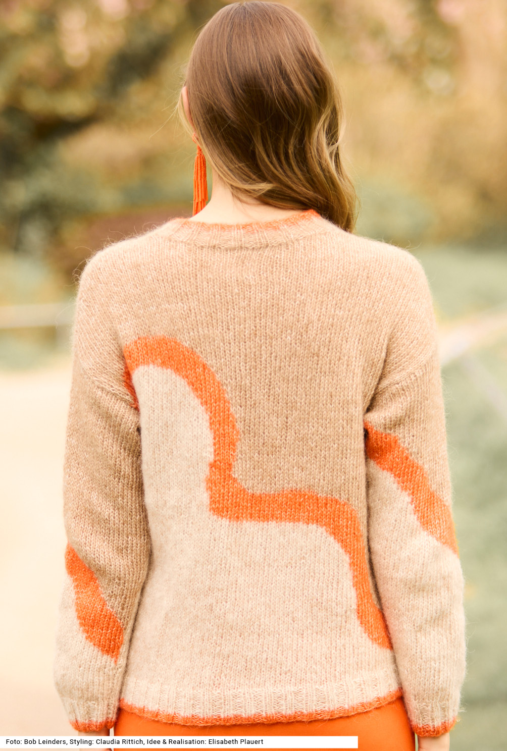 Modellansicht Bild 5: Pulli mit Intarsienmuster