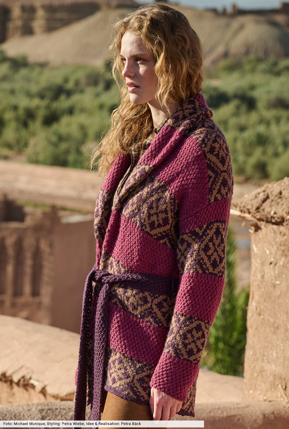 Modellansicht Bild 3: Jacke mit Jacquardstreifen
