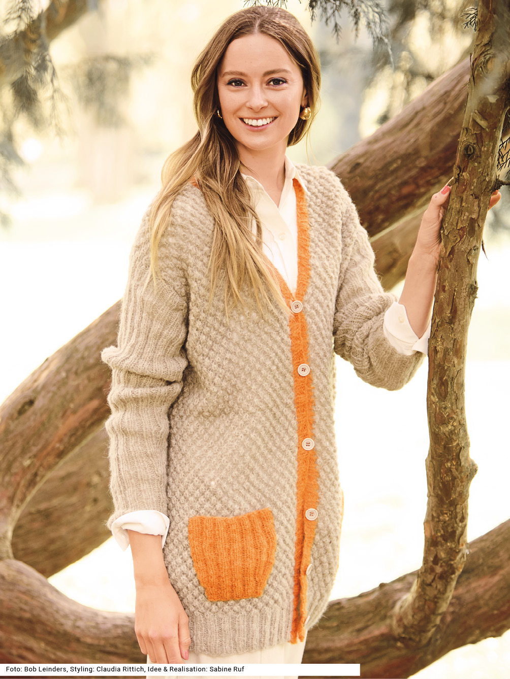 Modellansicht Bild 1: Jacke mit aufgesetzten Taschen