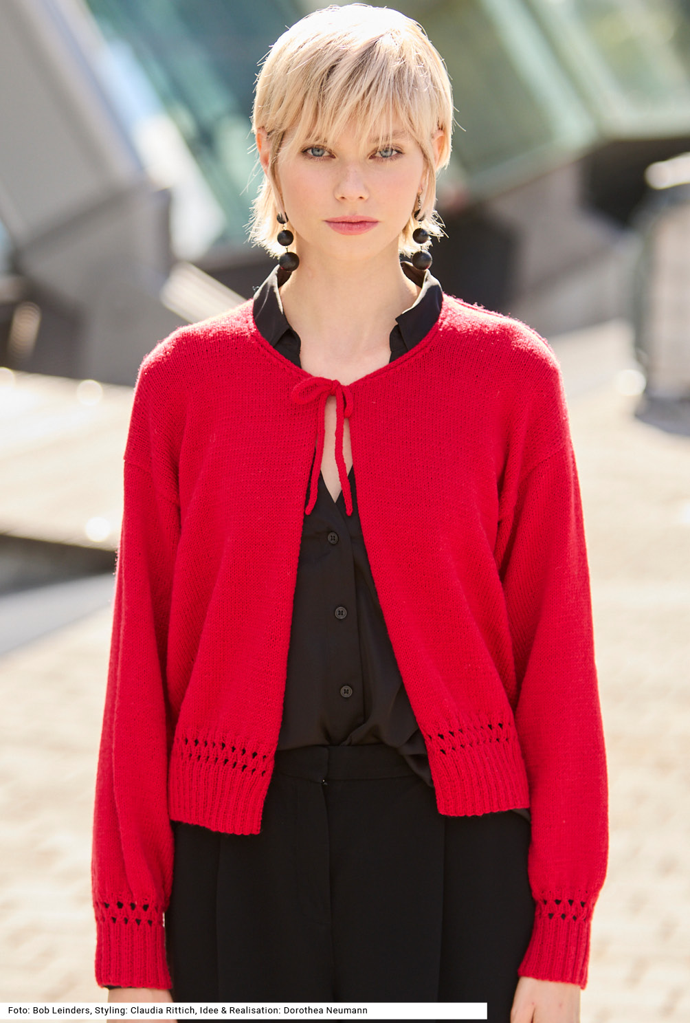 Modellansicht Bild 2: Jacke mit Bindeband