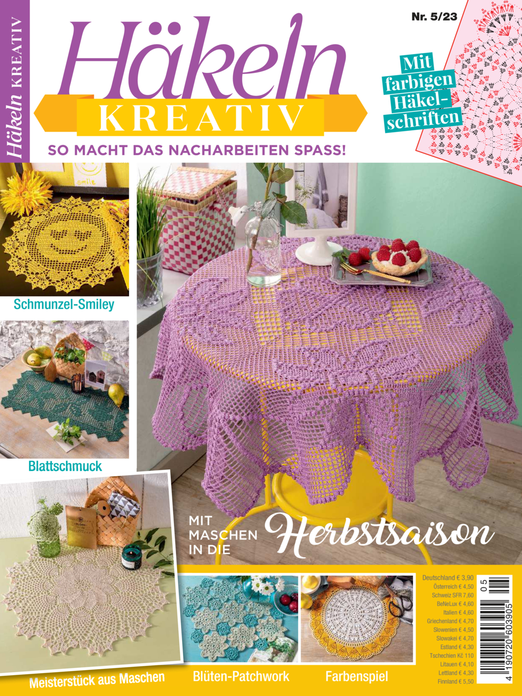 Häkeln kreativ Nr. 05/2023 - Mit Maschen in die Herbstsaison Magazin Produktbild: Häkeln kreativ Nr. 05/2023 - Mit Maschen in die Herbstsaison