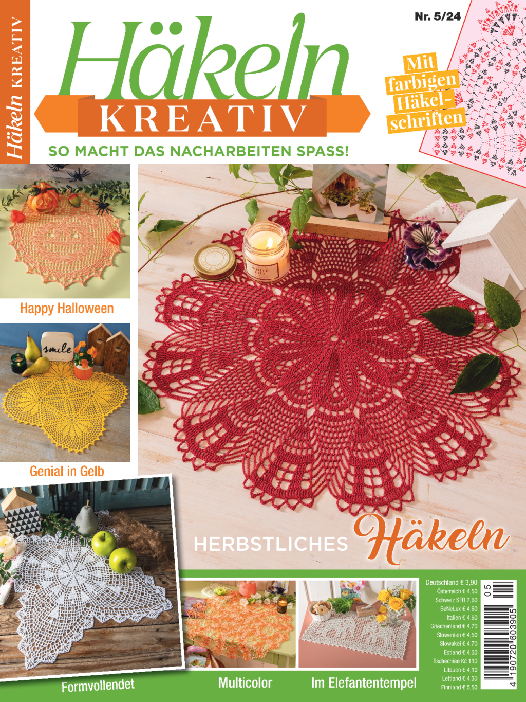 Magazin Produktbild: Häkeln kreativ 05/2024 - Herbstliches Häkeln