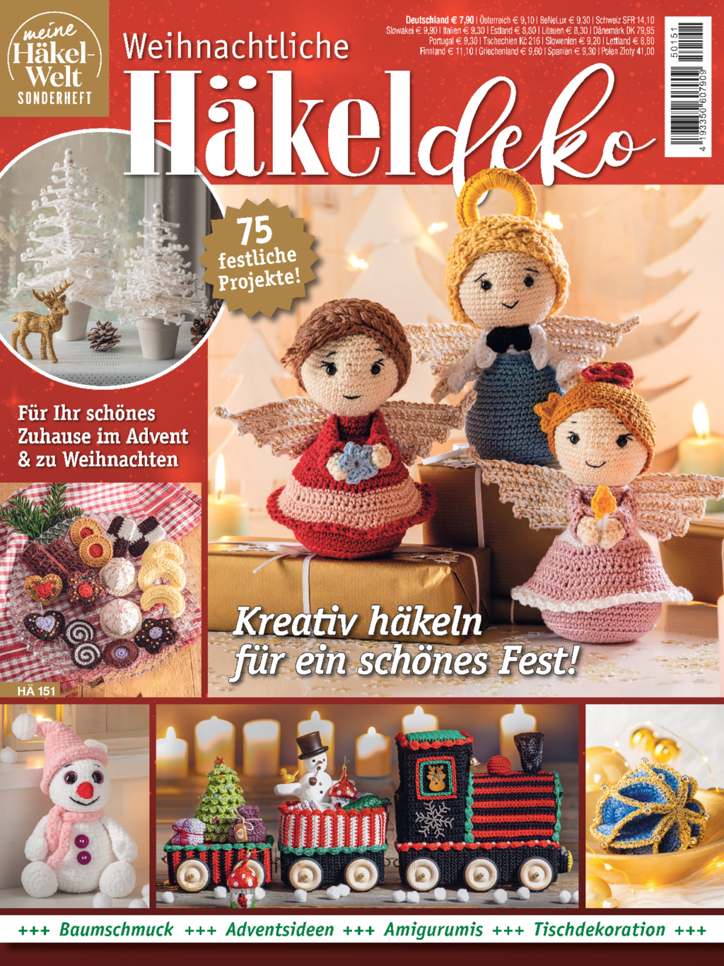 Magazin Produktbild: Meine Häkelwelt Sonderheft HÄ 151 - Weihnachtliche Häkeldeko