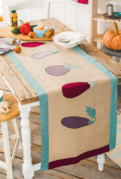 Modellansicht Bild 8: Genähte und bestickte Küchenhelfer, Accessoires und Deko-Objekte im Gemüsedesign