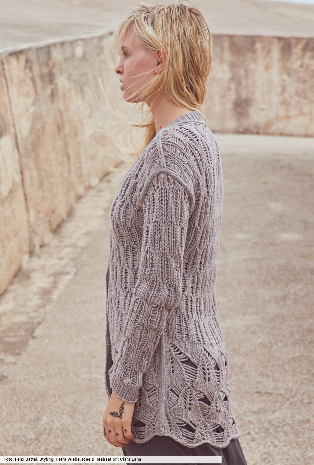 Modellansicht Bild 3: Jacke im Fantasiemuster