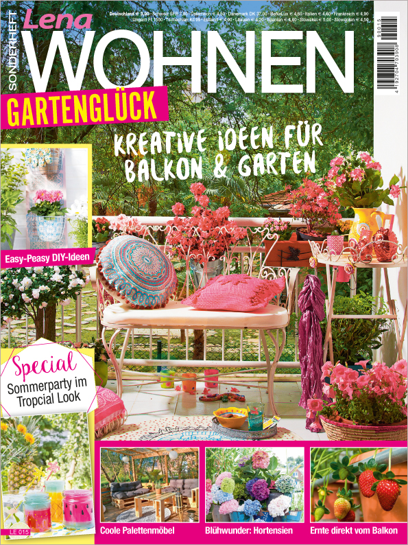 Lena Wohnen Sonderheft LE 015 - Gartenglück Magazin Produktbild:  Lena Wohnen Sonderheft LE015- Gartenglück