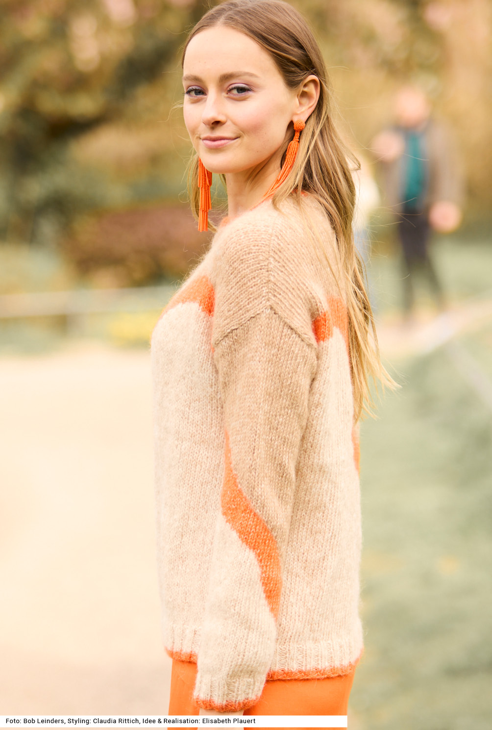 Modellansicht Bild 3: Pulli mit Intarsienmuster