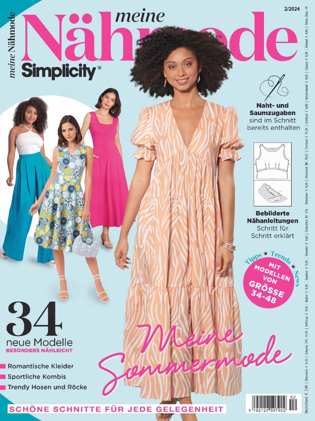 Magazin Produktbild: Meine Nähmode 02/2024 - Meine Sommermode
