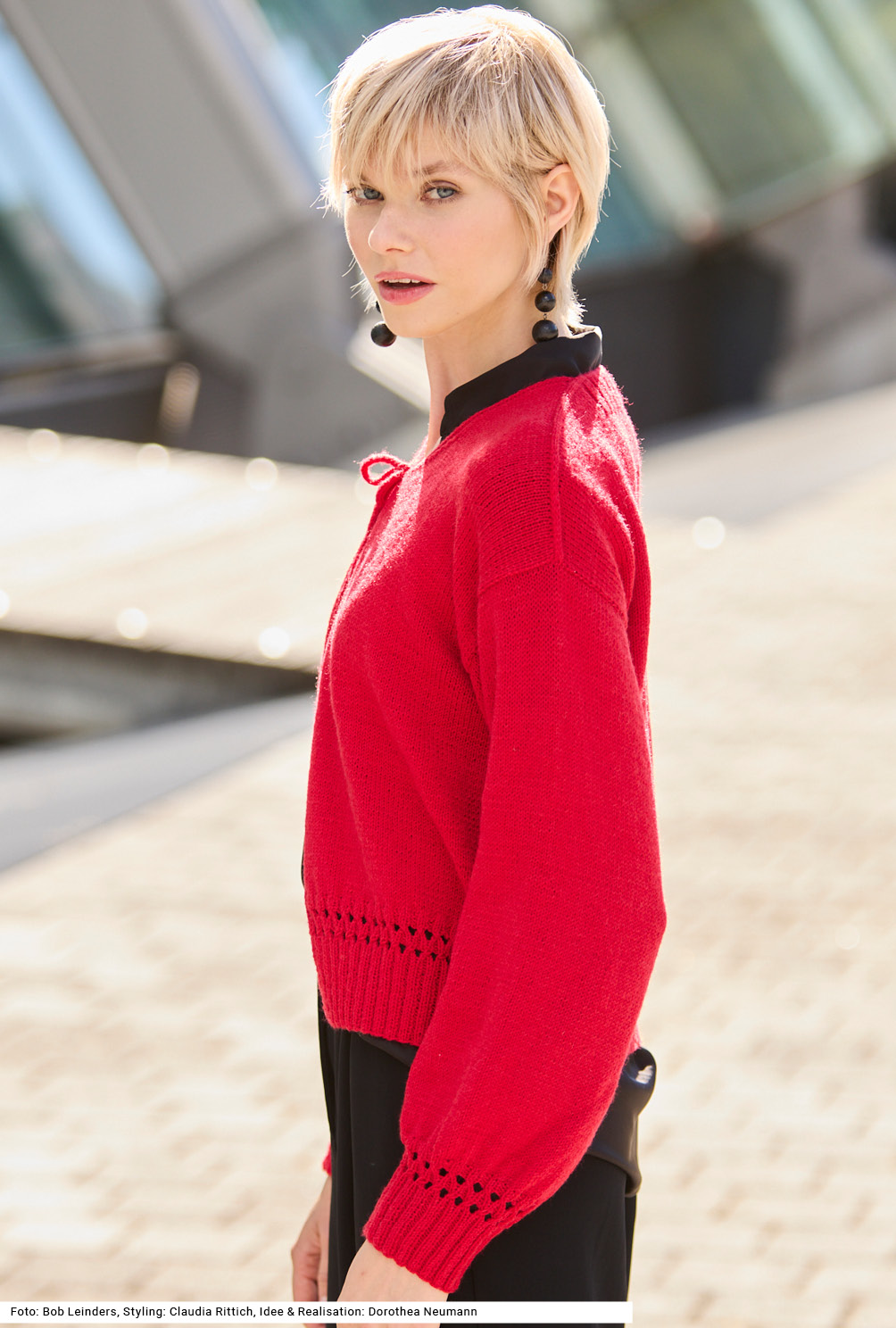 Modellansicht Bild 3: Jacke mit Bindeband