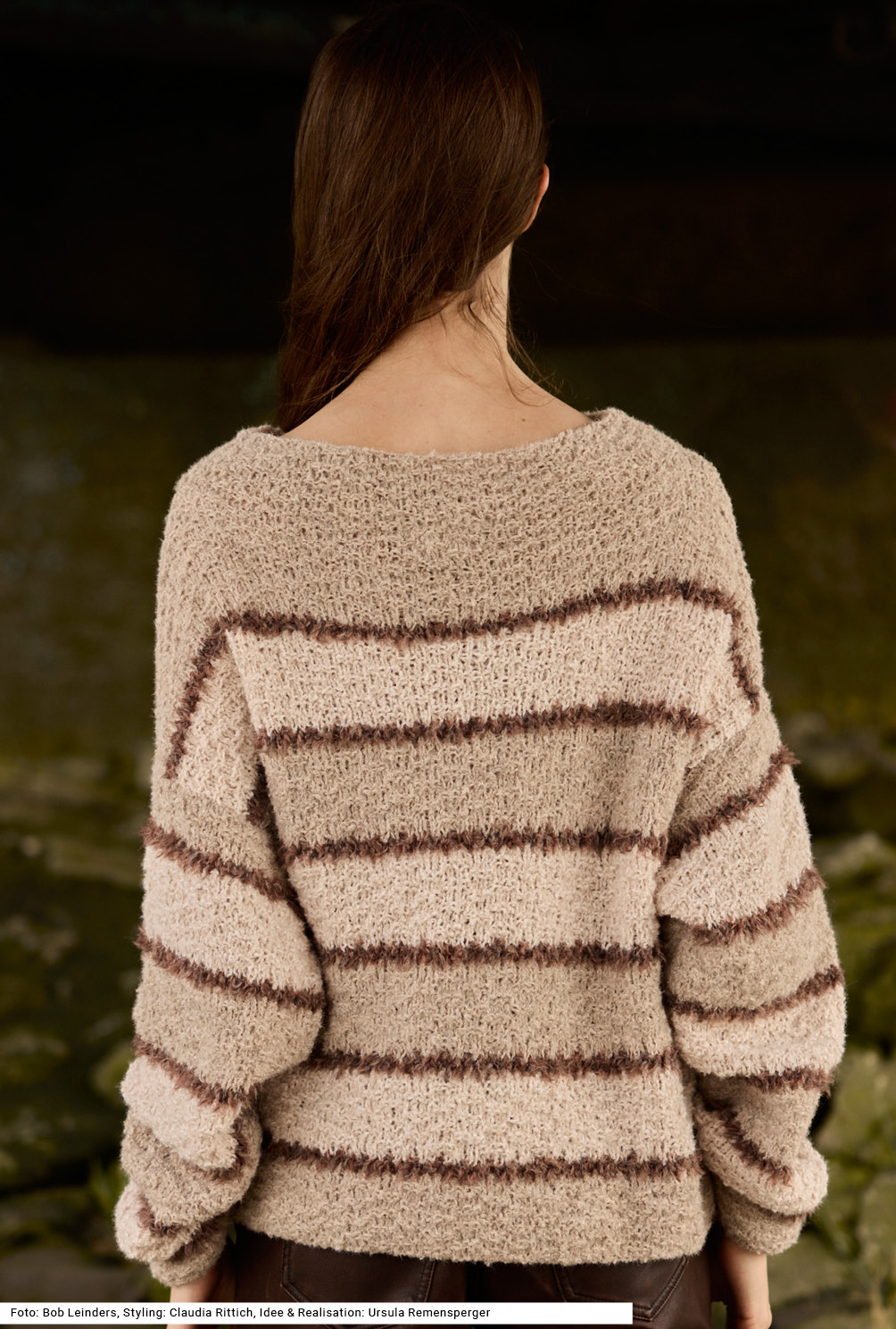 Modellansicht Bild 5: Pulli mit Stehkragen