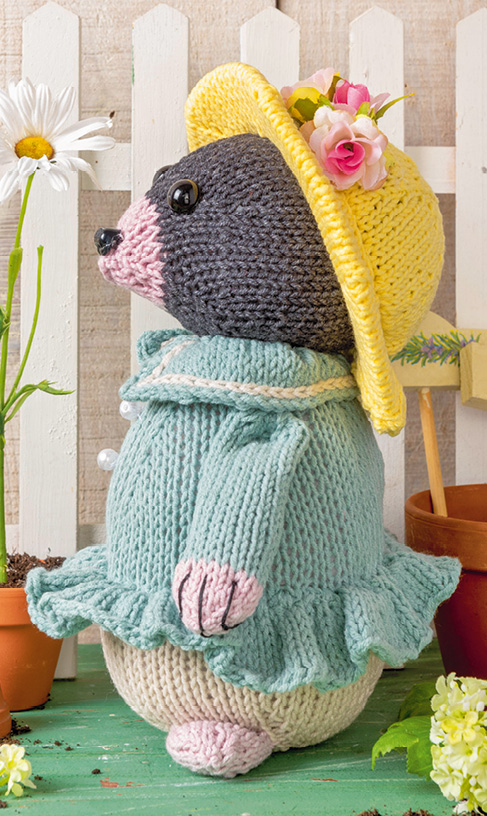 Modellansicht Bild 2: Gestrickte Dekofiguren: Herr und Frau Maulwurf