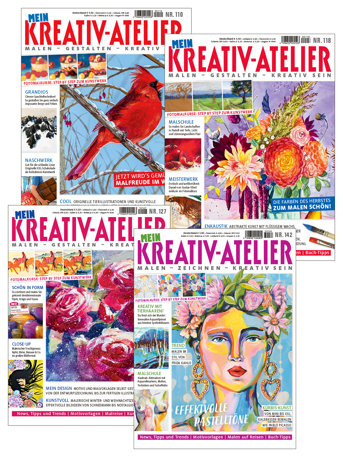 Kreativ Bundle: KT 142/23 + KT 110/19 + KT 118/20 + KT 127/21 Kreativ Bundle: KT 142/23 + KT 110/19 + KT 118/20 + KT 127/21