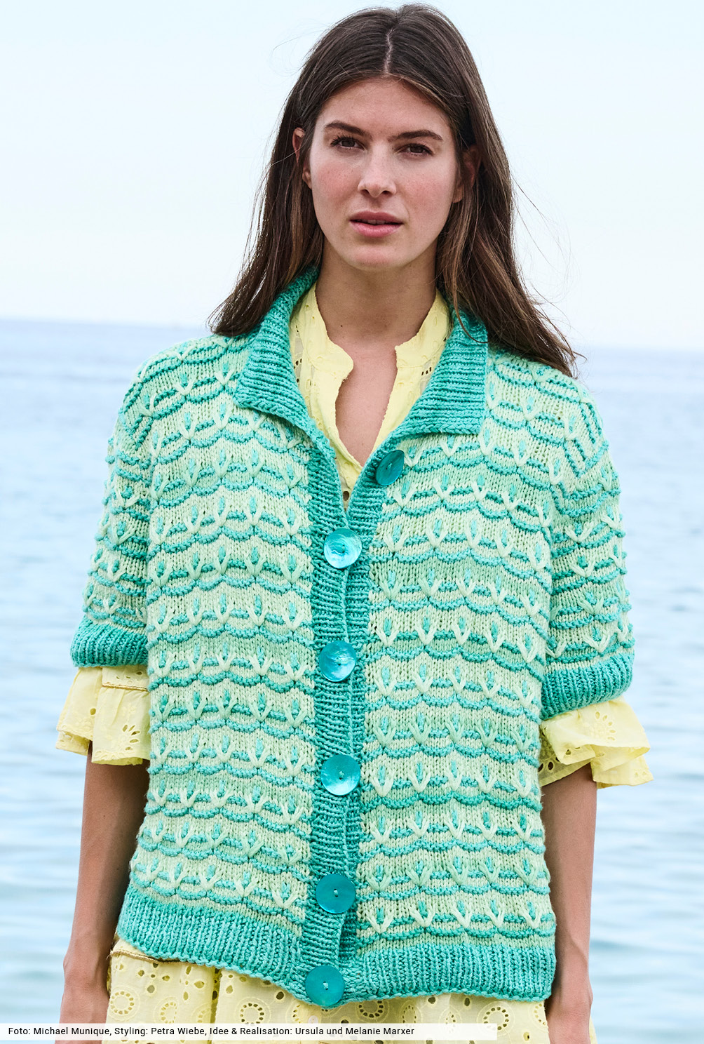 Modellansicht Bild 2: Jacke mit Hebemaschen