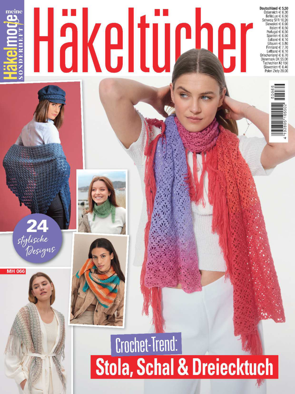 Magazin Produktbild: Meine Häkelmode Sonderheft MH 066 - Häkeltücher