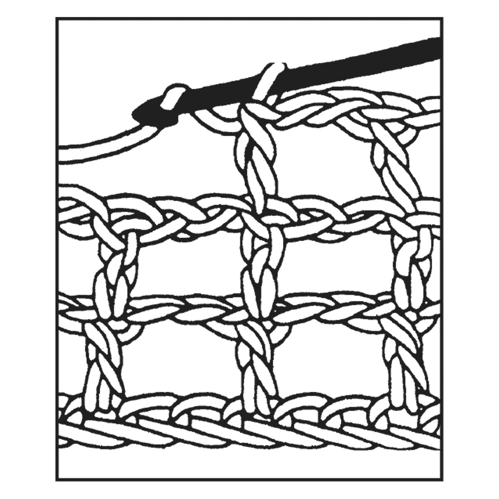 Weißes, handgemachtes Häkelmuster mit offenem, kompliziertem Gitterdesign. DIY-Stil.