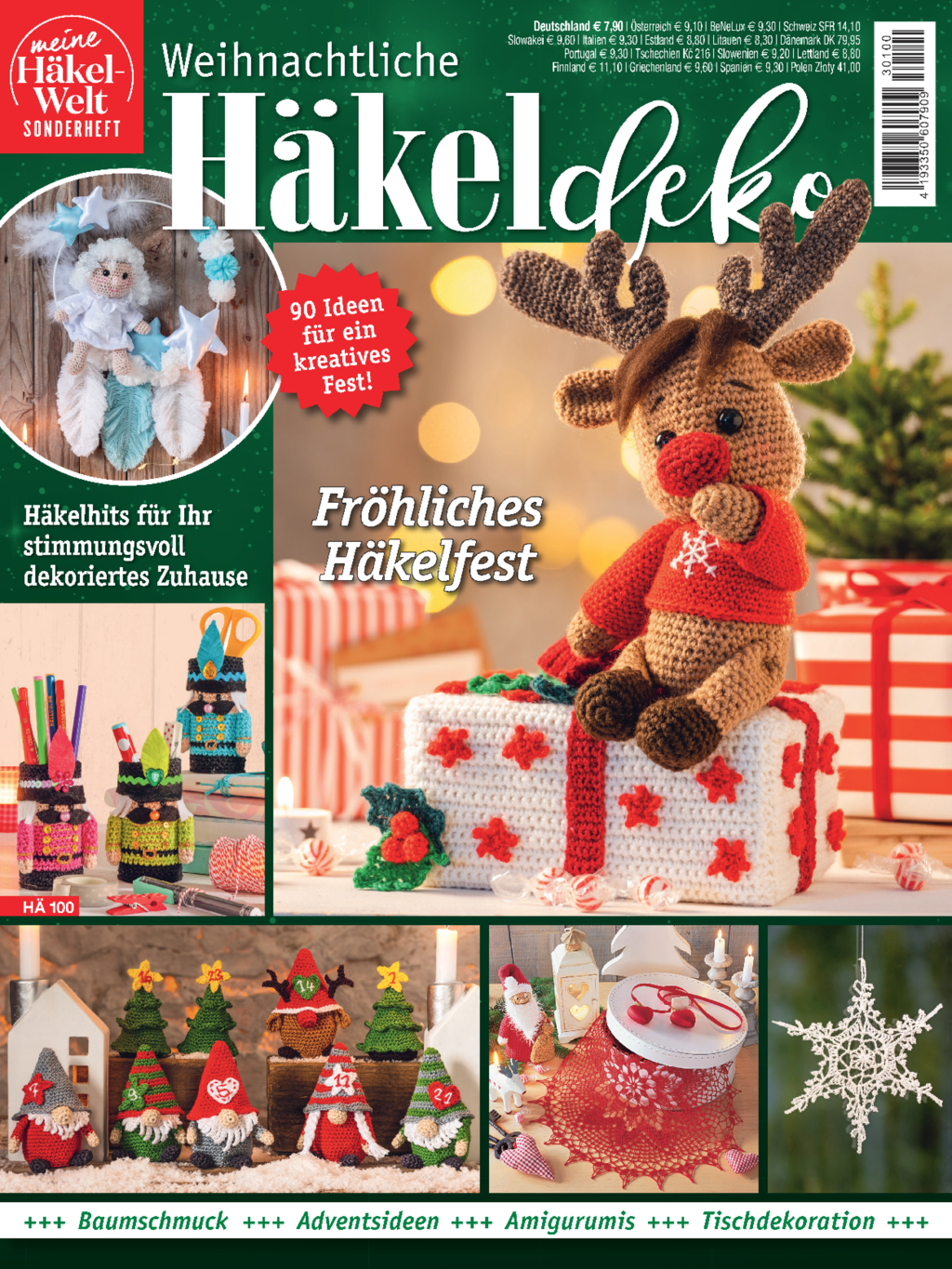 Magazin Produktbild: Meine Häkelwelt Sonderheft HÄ 100 - Weihnachtliche Häkeldeko