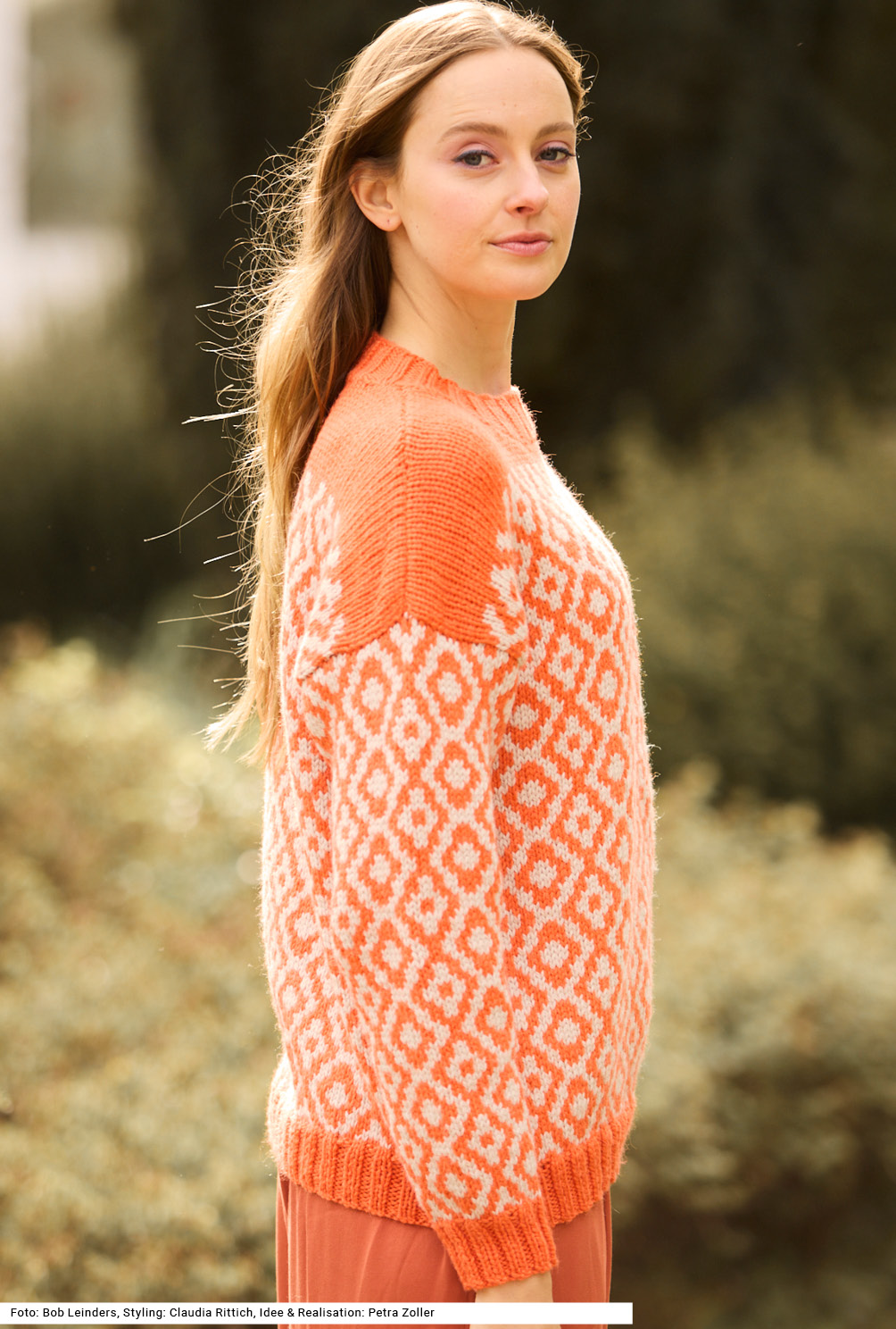 Modellansicht Bild 4: Pulli mit Jacquardmuster