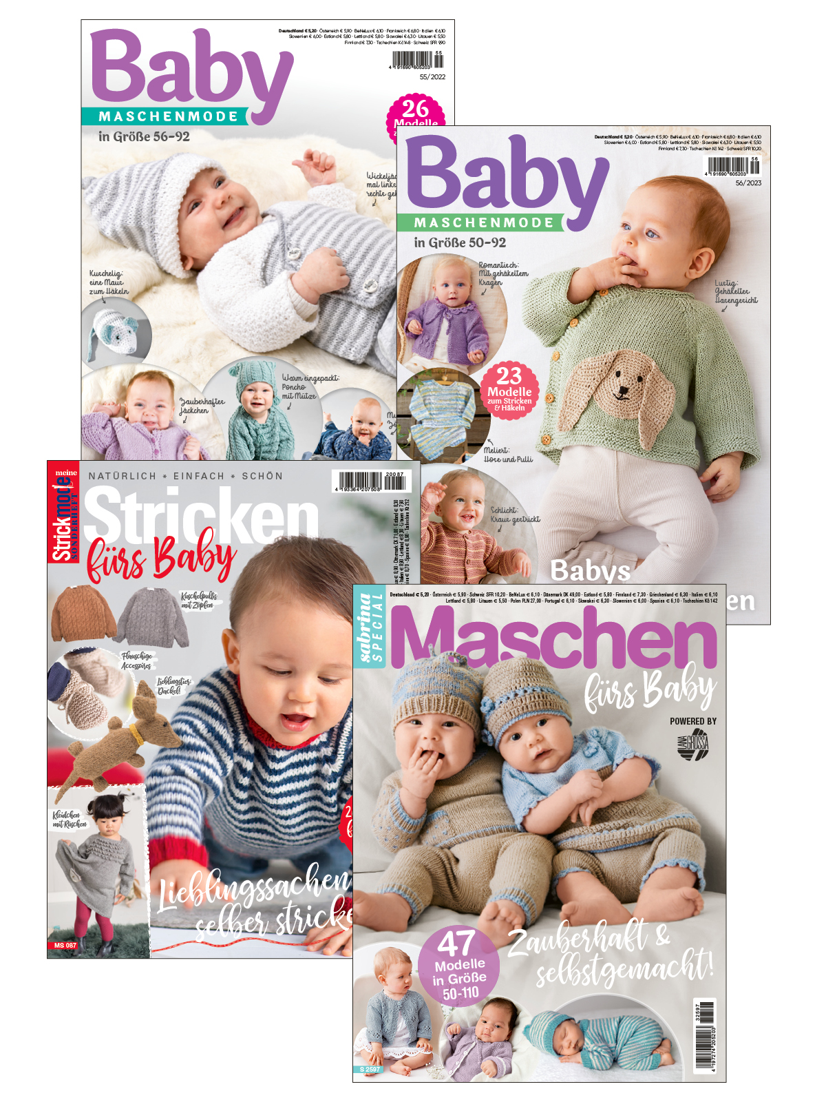 Babymaschen Bundle: BMM 55/22 + BMM 56/23 + S 2597 + MS 087
