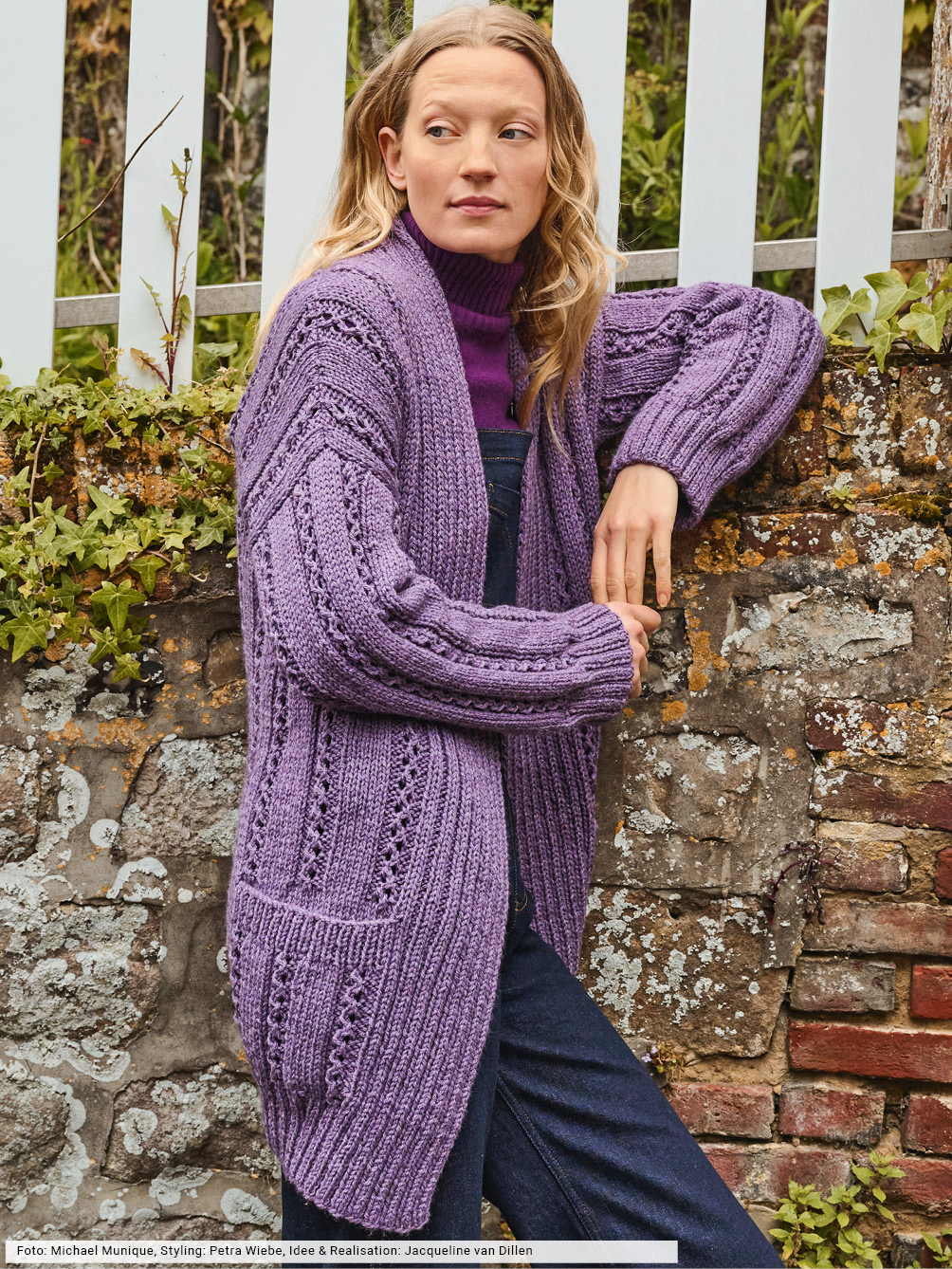 Modellansicht Bild 1: Verschlusslose Longjacke