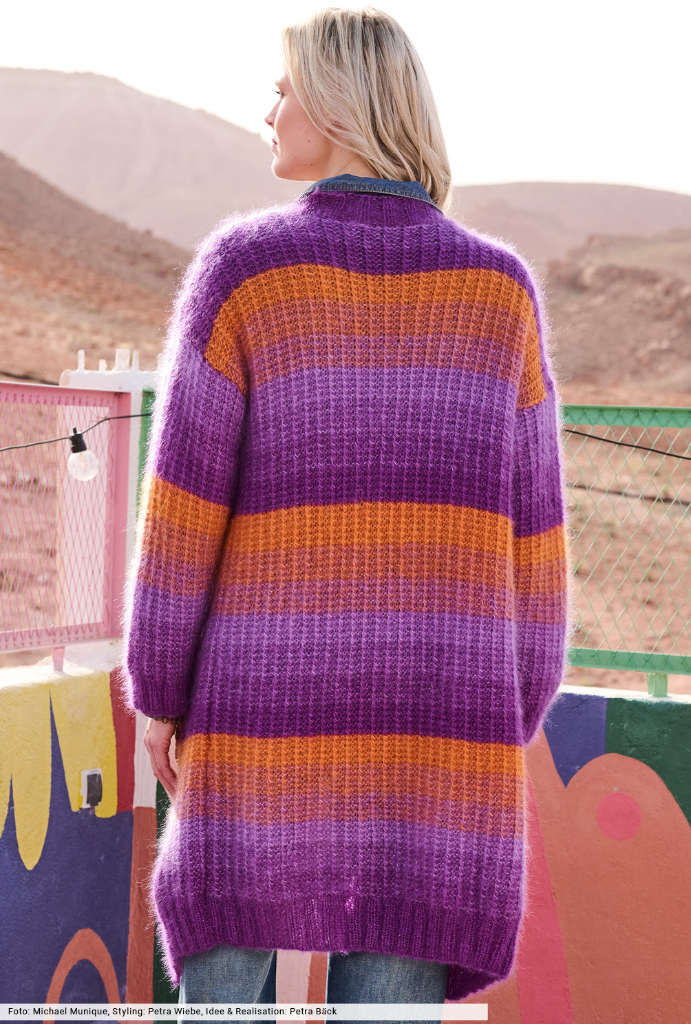 Modellansicht Bild 5: Mantel mit Farbverläufen