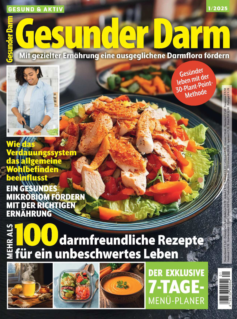 Gesund & Aktiv 1/2025: Gesunder Darm Magazin Produktbild: Gesund & Aktiv 1/2025: Gesunder Darm