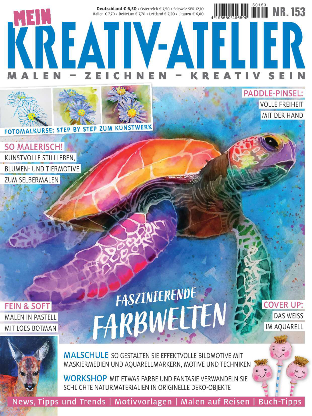 Magazin Produktbild: Mein Kreativ-Atelier Nr. 153 - Fasziniernde Farbwelten