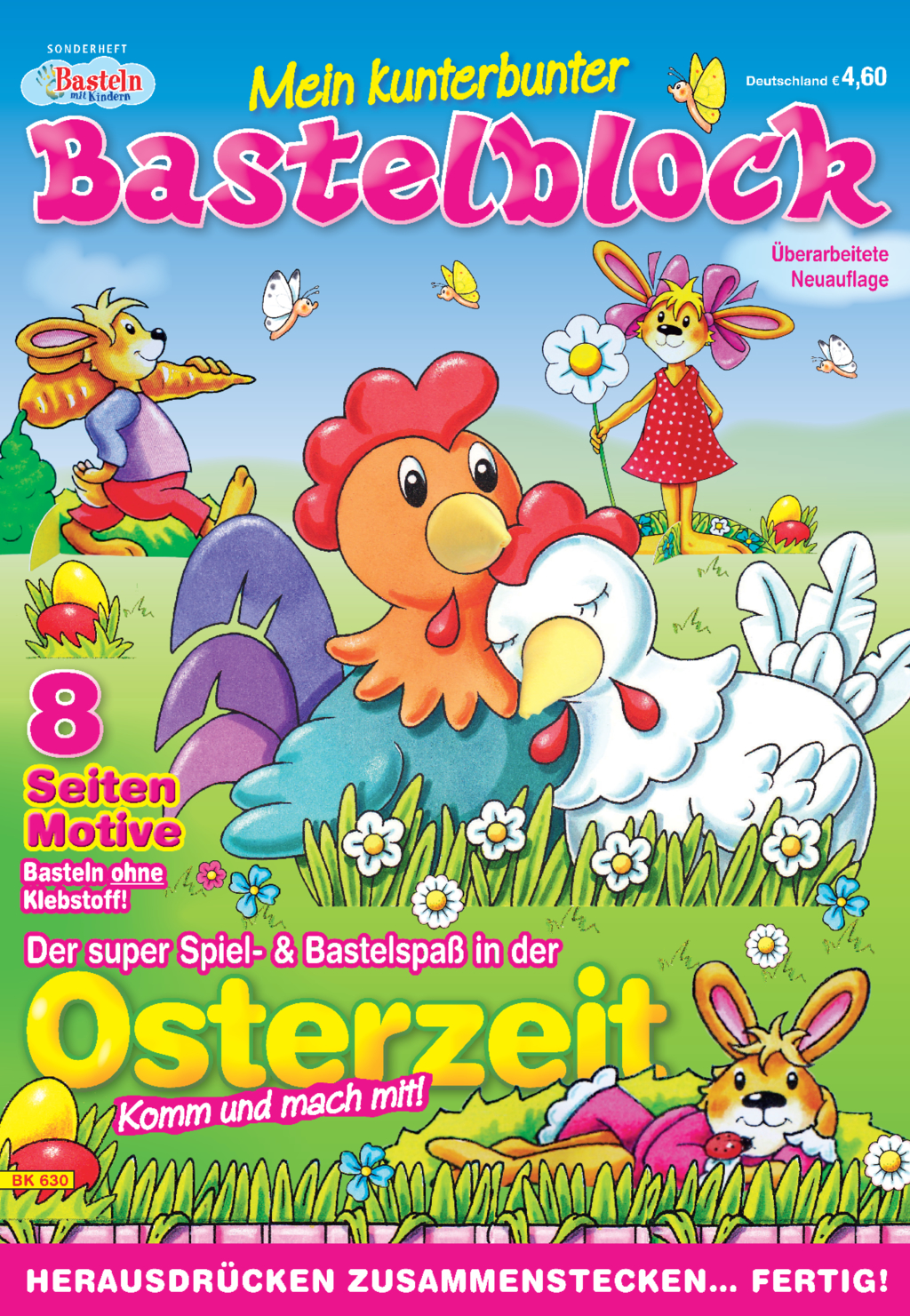 Basteln mit Kindern Sonderheft BK 630 - Mein kunterbunter Bastelblock Magazin Produktbild: Basteln mit Kindern Sonderheft BK 630 - Mein kunterbunter Bastelblock