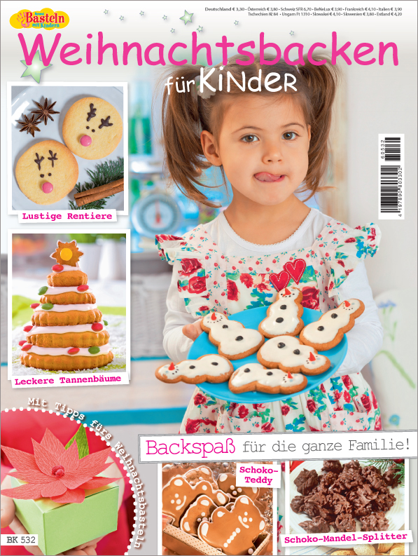 Basteln mit Kindern Spezial BK532- Weihnachtsbacken für Kinder Magazin Produktbild: Basteln mit Kindern Spezial BK532- Weihnachtsbacken für Kinder