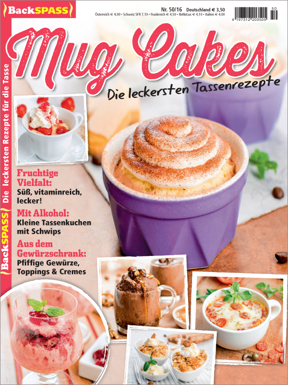 Backspass Nr. 50/2016 - Mug Cakes - Die leckersten Tassenrezepte