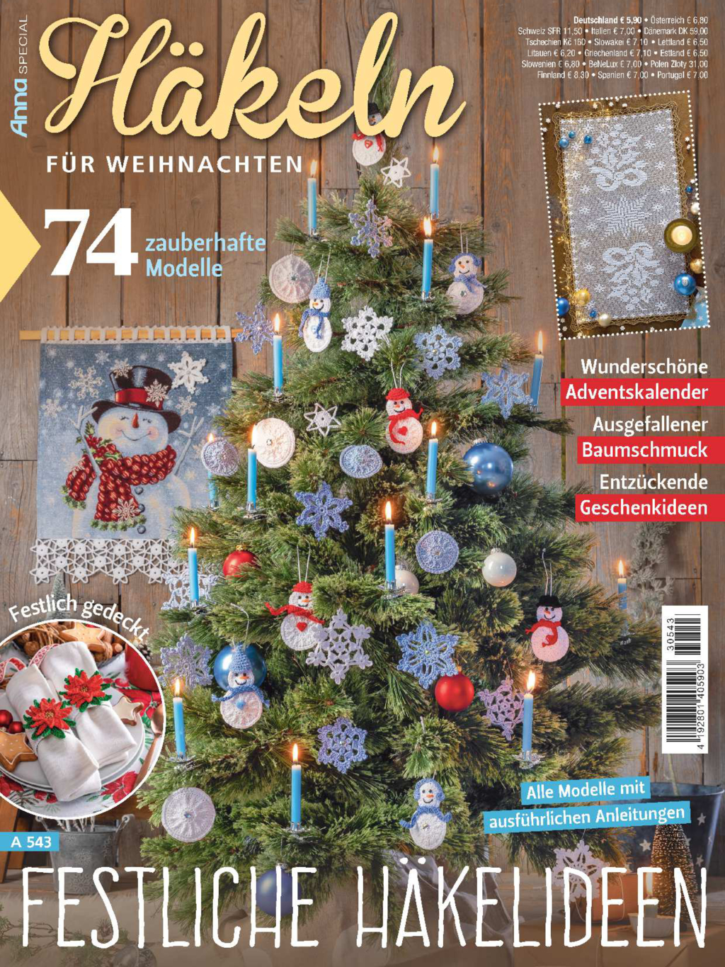 Weihnachts Häkel Bundle: DH168/22+FH146+SH064+A543+FH146+Extra Weihnachtstasche Klassisch Weihnachts Häkel Bundle: DH168/22+FH146+SH064+A543+FH146+Extra Weihnachtstasche Klassisch