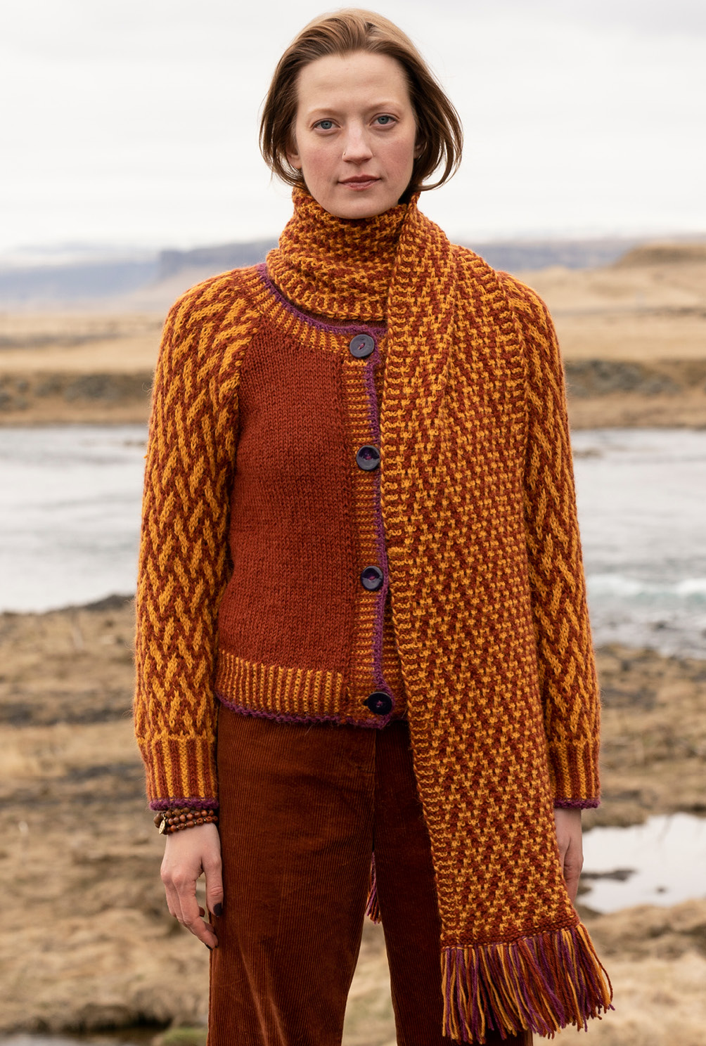 Modellansicht Bild 3: Set aus Jacke und Schal