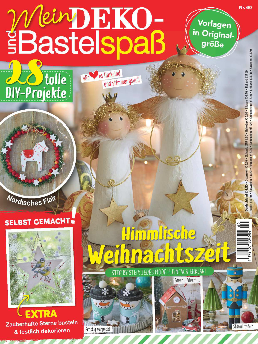 Magazin Produktbild: Mein Deko- und Bastelspaß Nr. 60/2025 - Himmlische Weihnachtszeit
