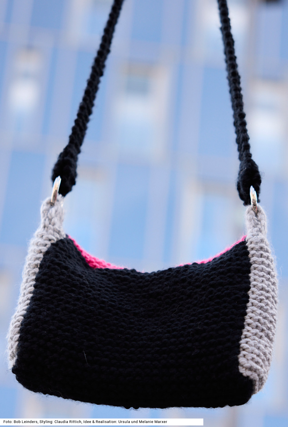 Modellansicht Bild 4: Dreifarbige Tasche