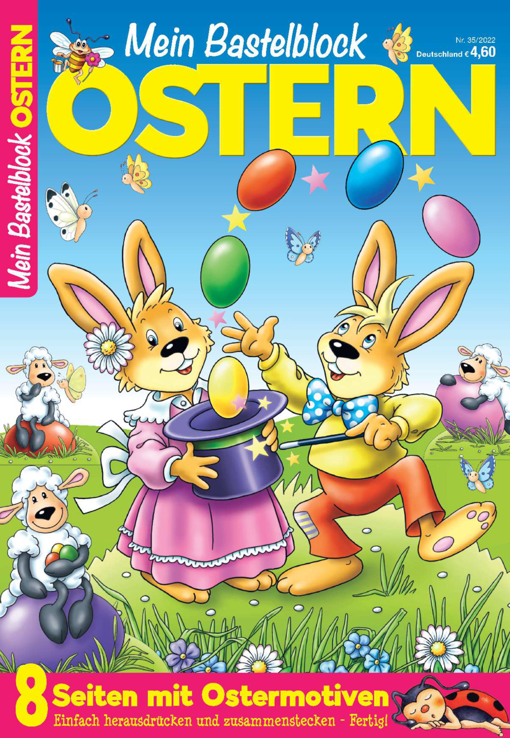 Magazin Produktbild: Mein Bastelblock Nr. 35/2022 - Ostern