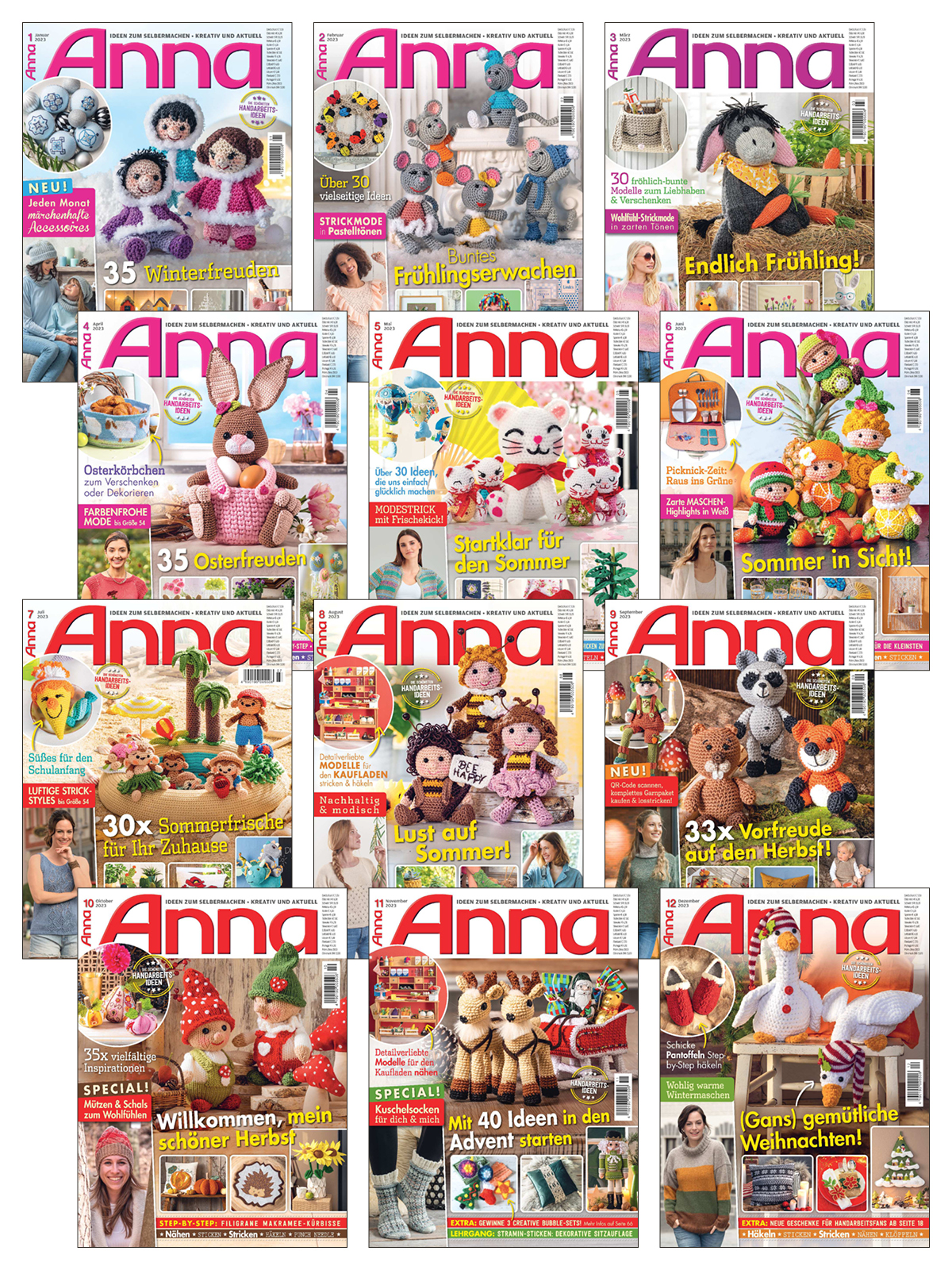 Magazin Produktbild: Anna E-Paper-Archiv 2023-alle Ausgaben als E-Paper-Sparpaket