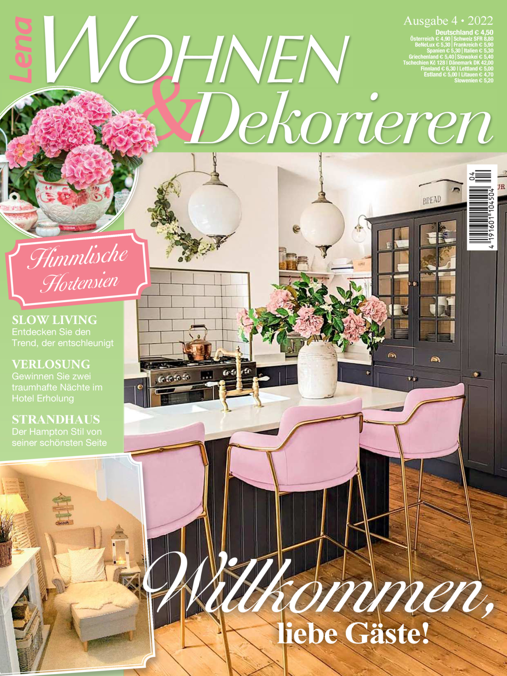 Magazin Produktbild: Lena Wohnen&Dekorieren Nr. 4/2022 - Willkommen, liebe Gäste!