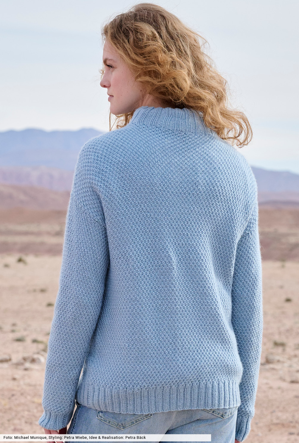 Modellansicht Bild 5: Pulli mit Zopfpasse