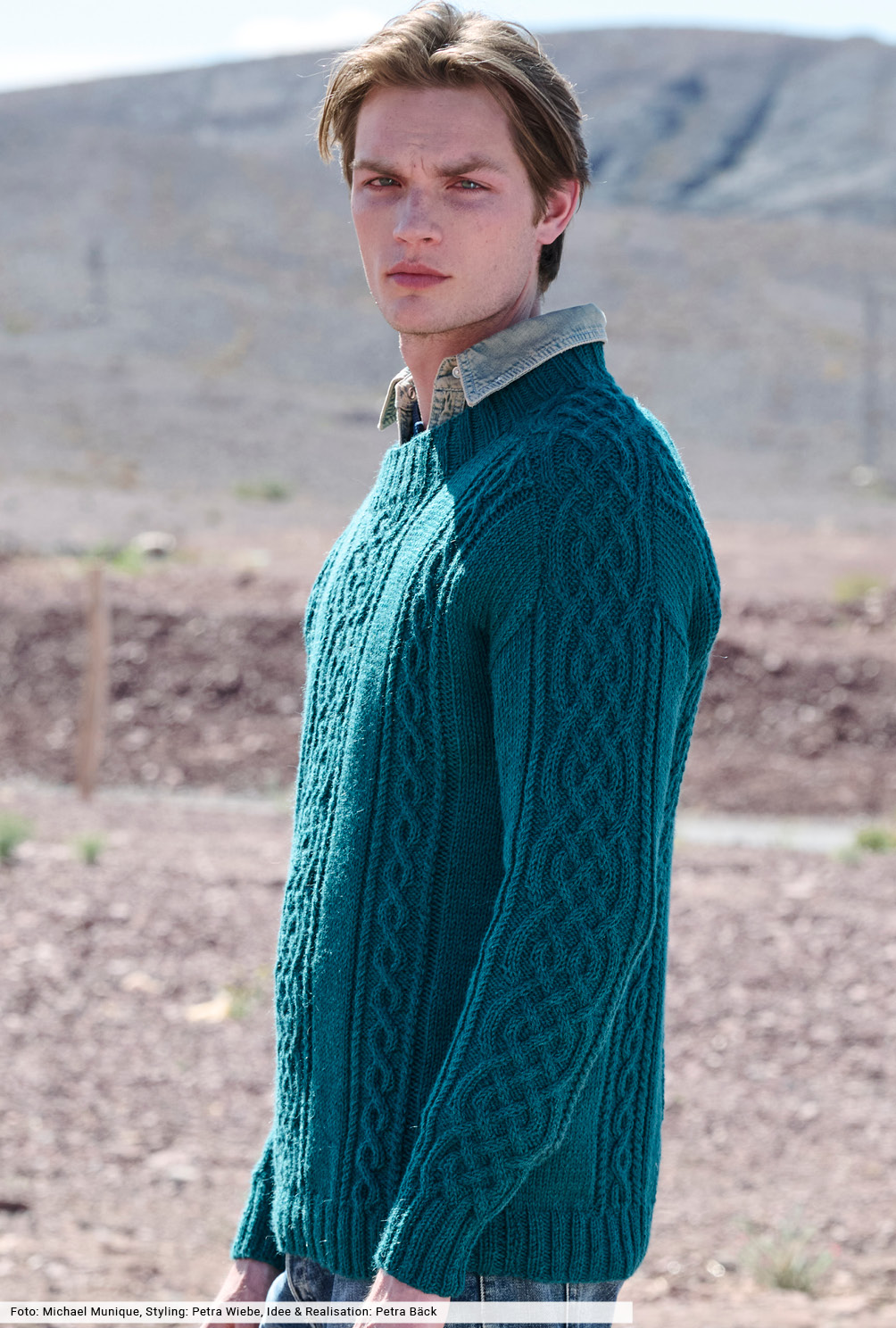 Modellansicht Bild 5: Pulli mit Schulterpasse