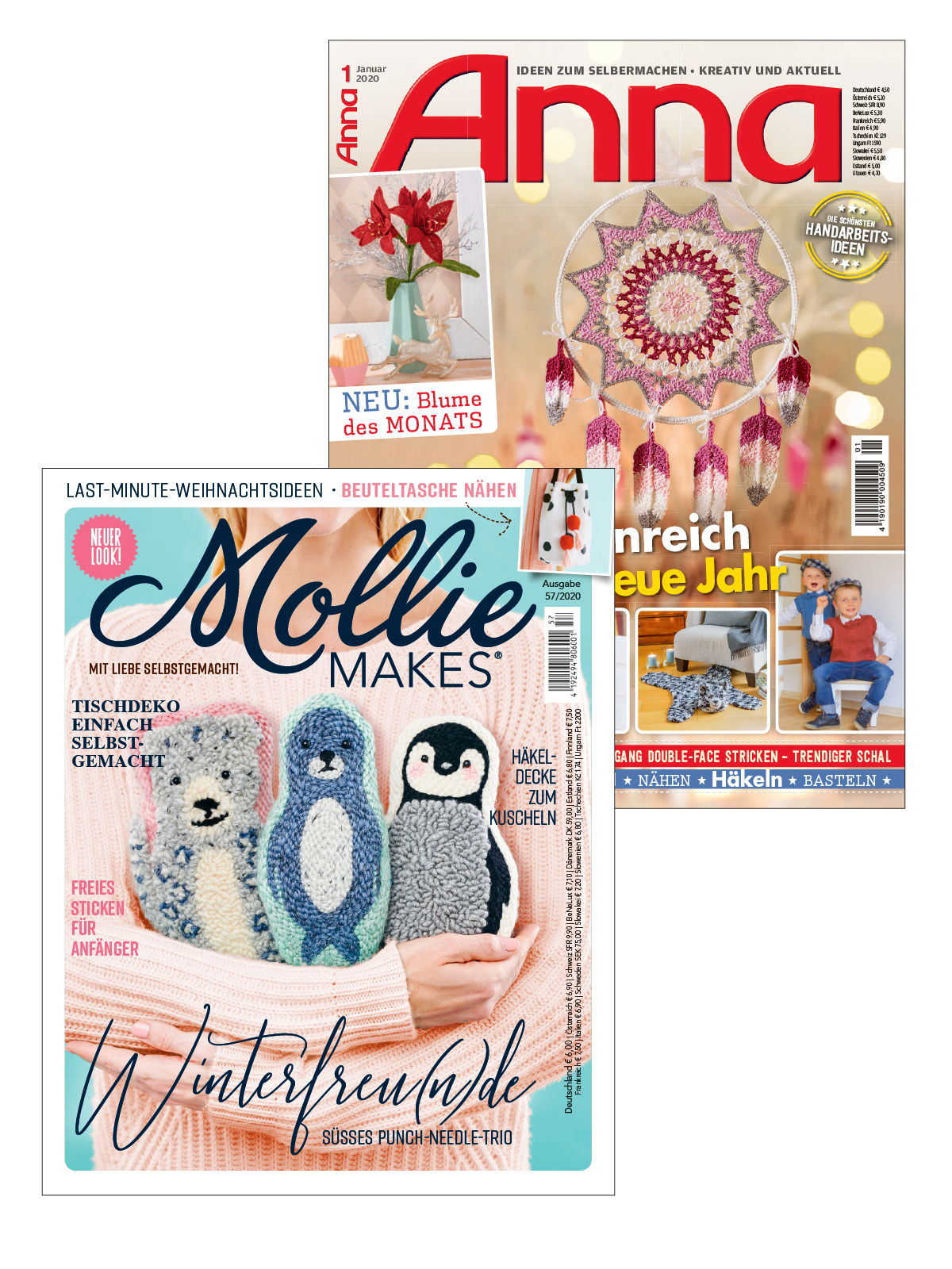 Handarbeit Bundle HaB05/21: Anna 01/2020 + Mollie Makes 57/2020