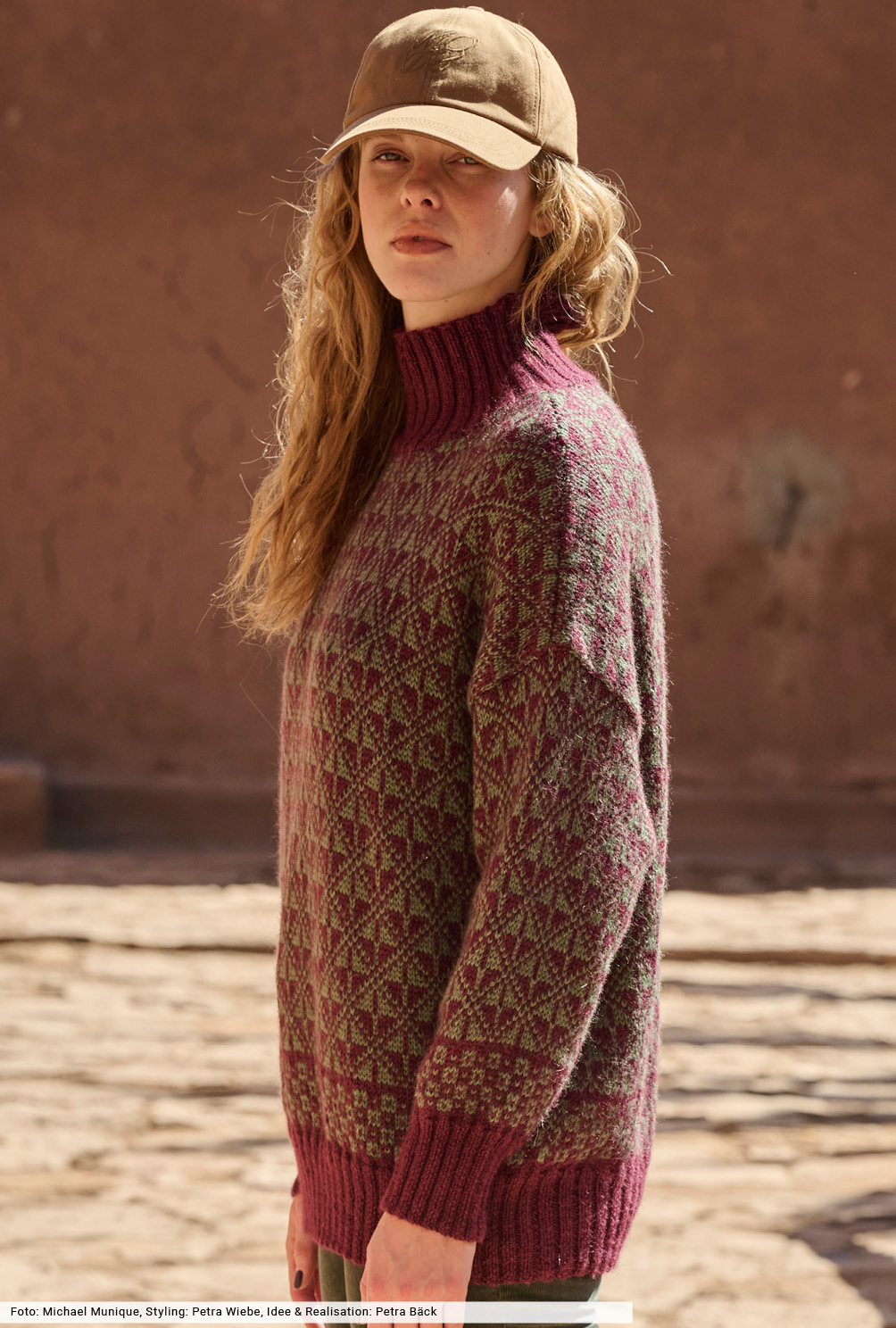 Modellansicht Bild 3: Pulli im Jacquardmuster