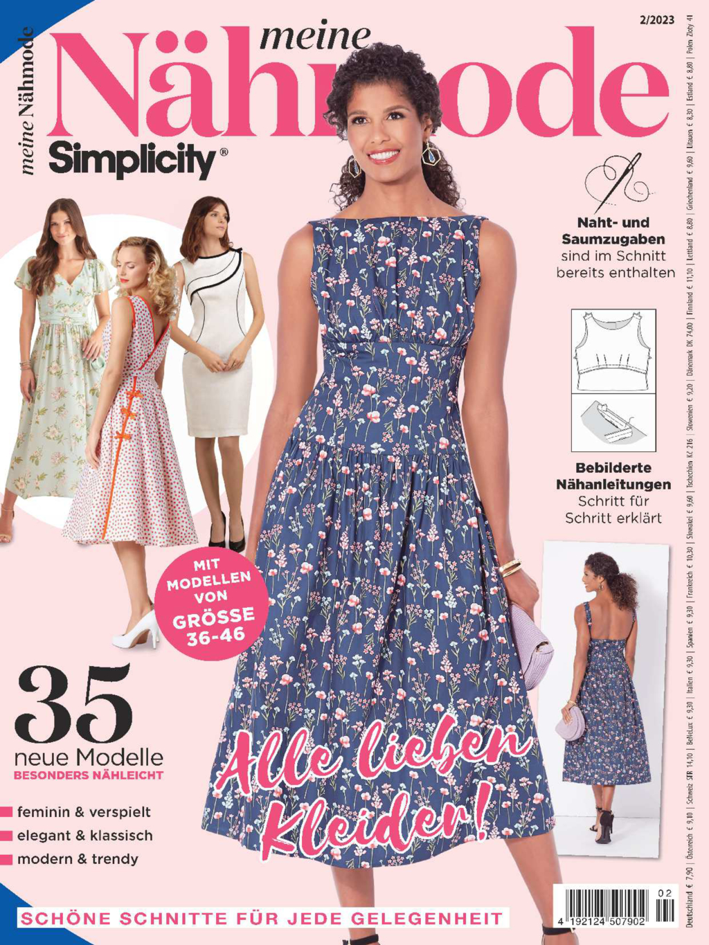 Magazin Produktbild: Meine Nähmode 02/2023 - Alle lieben Kleider