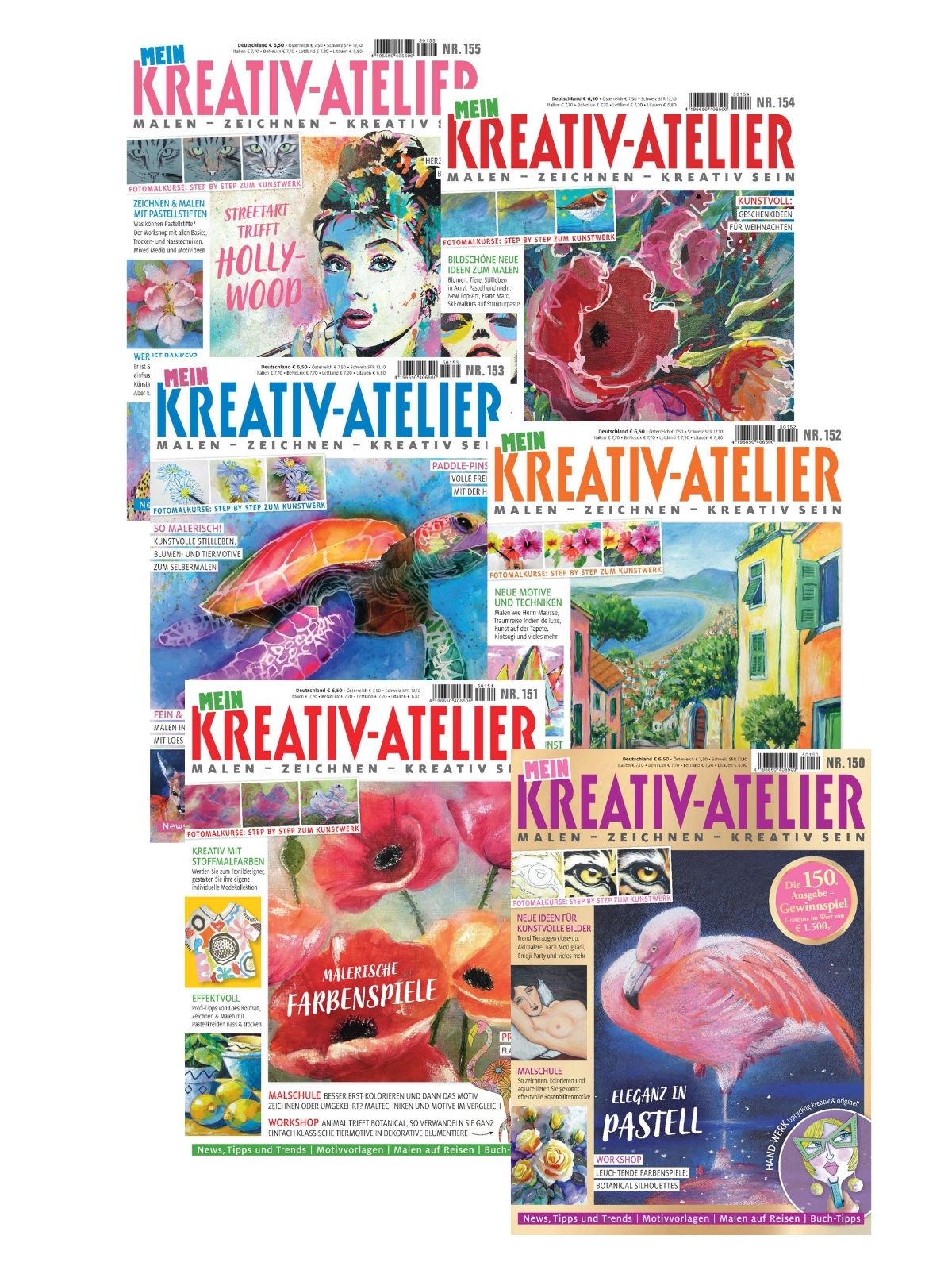 Sparpaket Produktbild: MEIN KREATIV-ATELIER E-Paper Archiv 2025 - alle Ausgaben als E-Paper Sparpaket