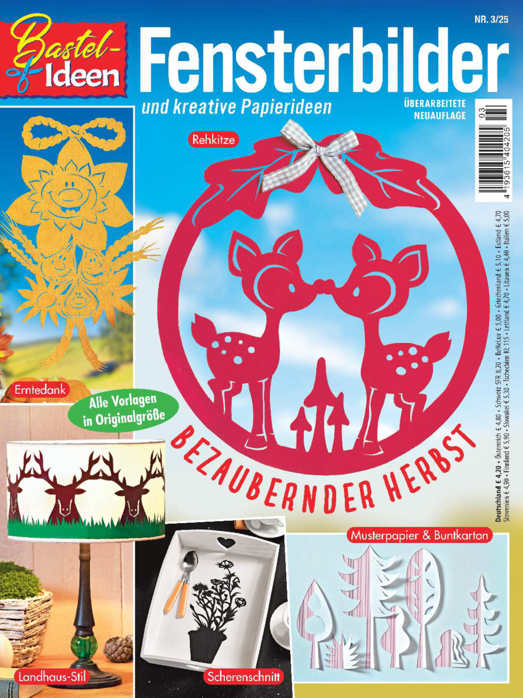 Magazin Produktbild: Bastel-Ideen BLD 25003 - Fensterbilder und kreative Papierideen