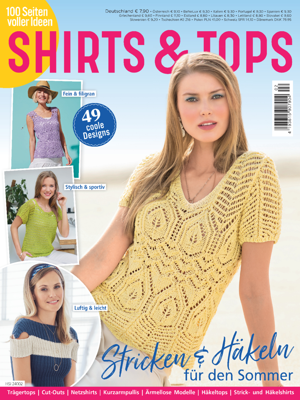 Magazin Produktbild: Hundert Seiten voller Ideen 2/2024 - Shirts & Tops