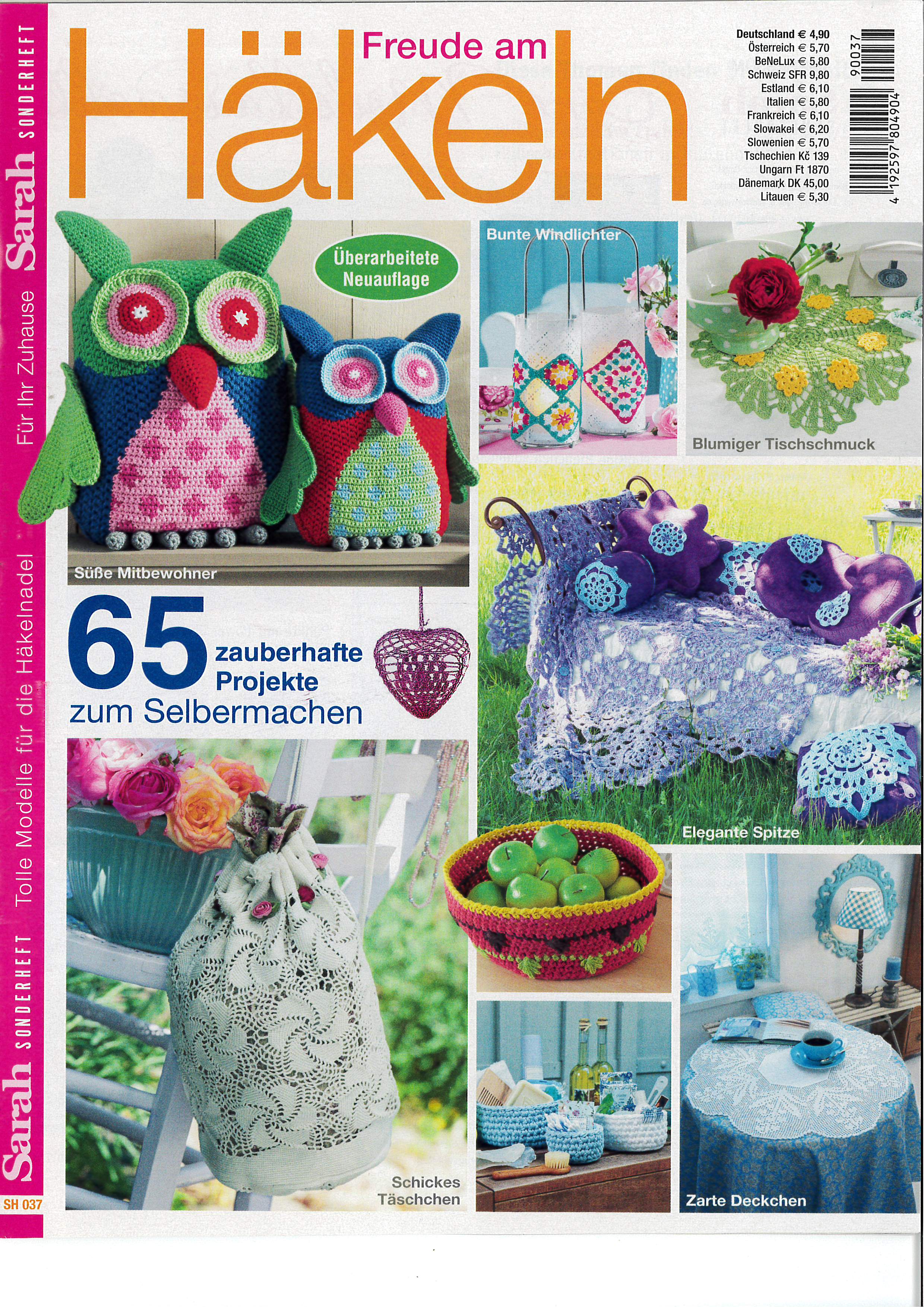 Sarah Sonderheft SH 037 - Freude am Häkeln Magazin Produktbild: Sarah Sonderheft SH 037 - Freude am Häkeln