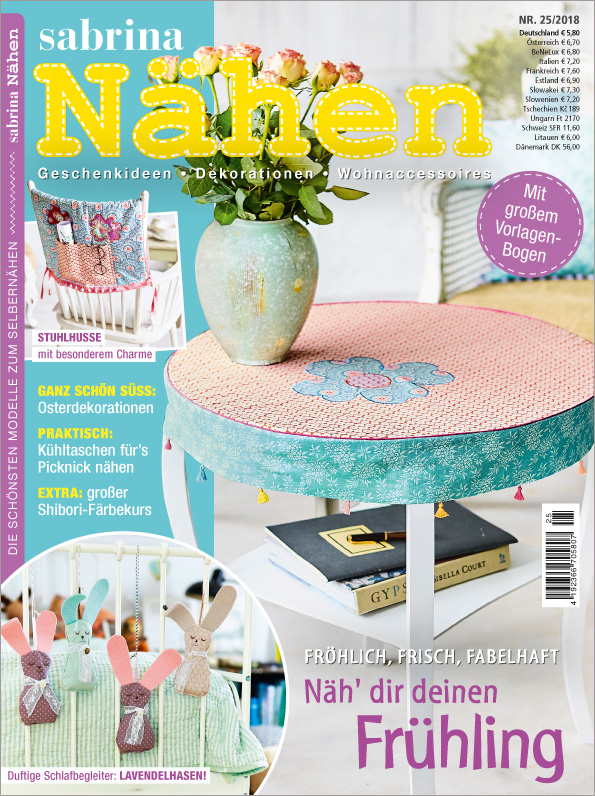 Sabrina Nähen Nr. 25/2018 - Näh´ dir deinen Frühling! Magazin Produktbild: Sabrina Nähen - Näh´ dir deinen Frühling