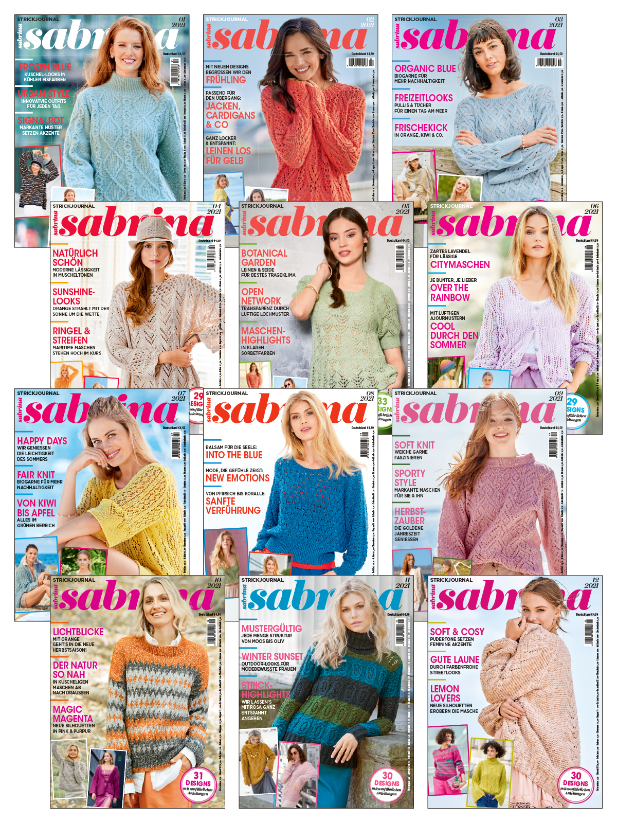 Magazin Produktbild: Sabrina E-Paper-Archiv 2021-alle Ausgaben als E-Paper-Sparpaket