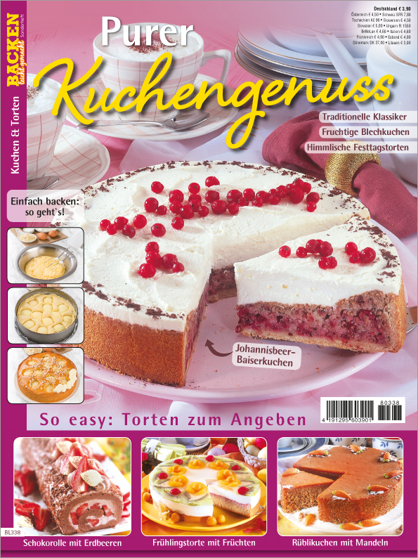 Magazin Produktbild: Backen leicht gemacht Sonderheft - Purer Kuchengenuss