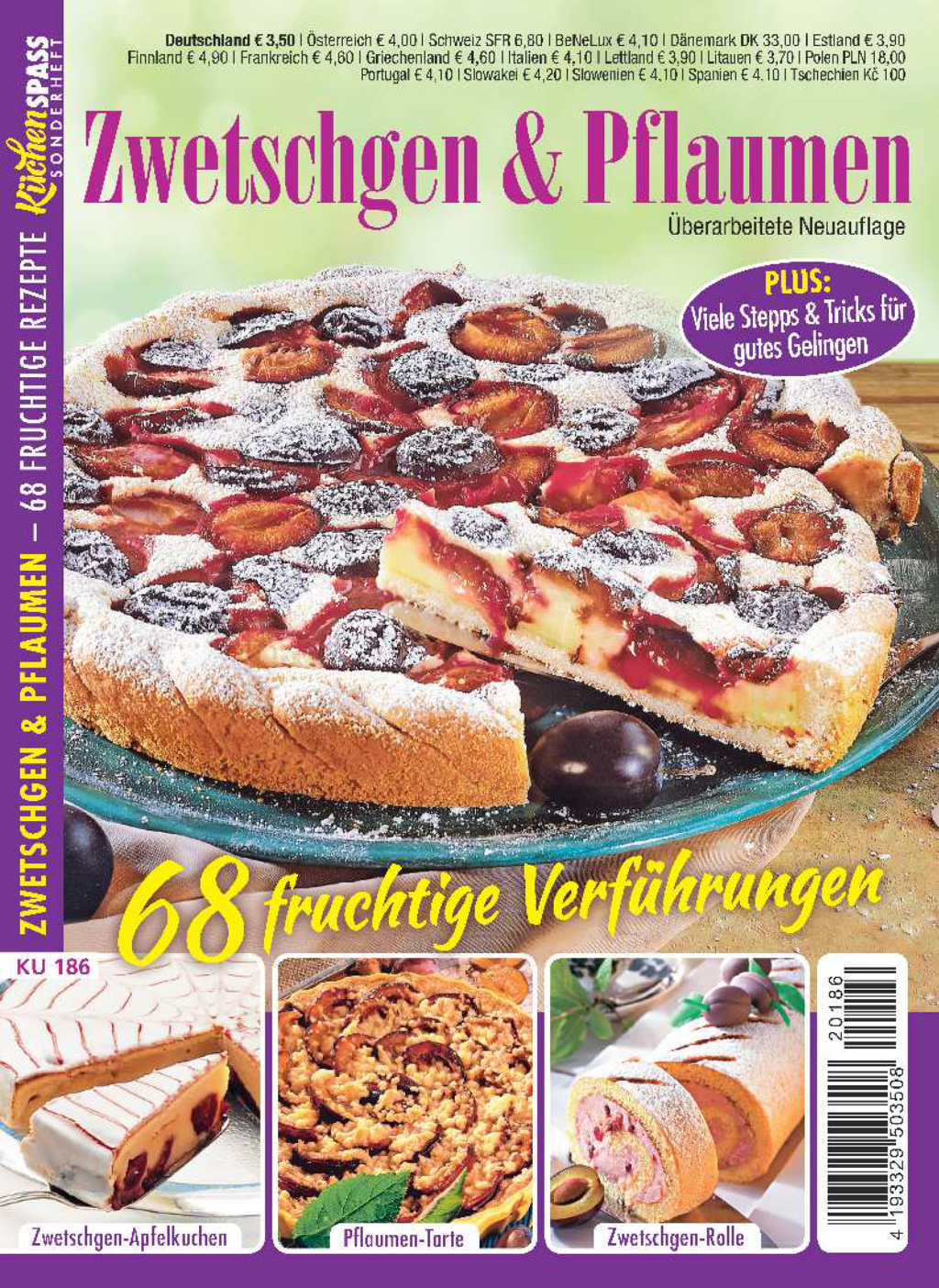 Magazin Produktbild: Küchenspaß Sonderheft KU 186 - Zwetchgen & Pflaumen